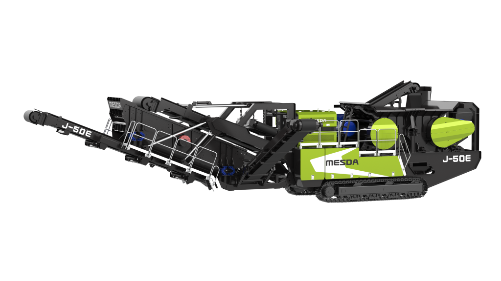 J-50 履带移动颚式破碎站(双颚破)