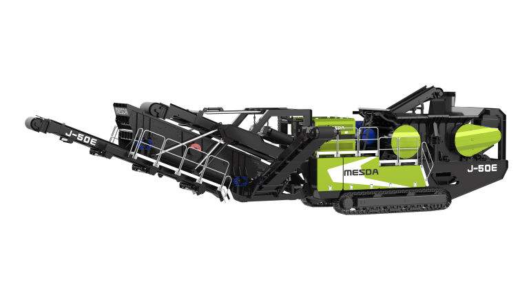 J-50 履带移动颚式破碎站(双颚破)