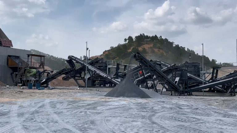 广东河源砂岩骨料制砂项目