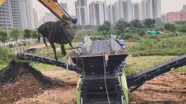 广东清远陈腐垃圾处理项目